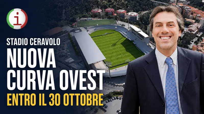 Stadio Ceravolo, Fiorita conferma i tempi della nuova Curva Ovest