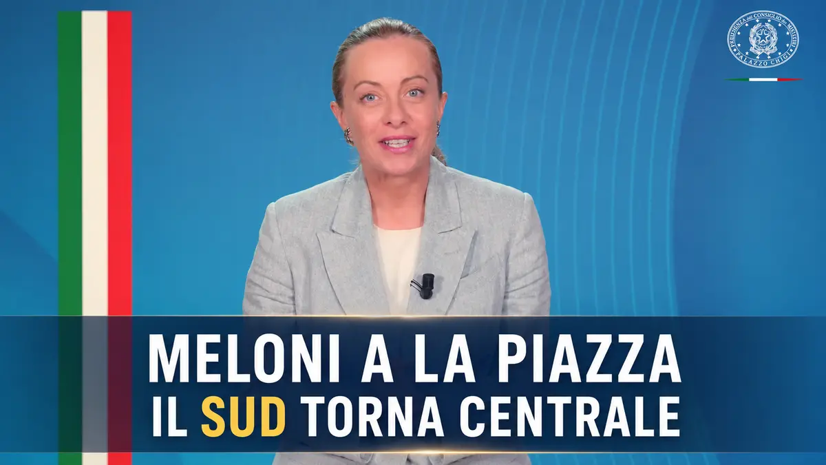 Meloni a La Piazza rilancia il Sud e punta sulla ZES unica per la crescita dell’Italia