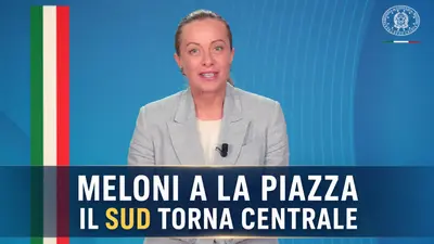 Meloni a La Piazza rilancia il Sud e punta sulla ZES unica per la crescita dell’Italia