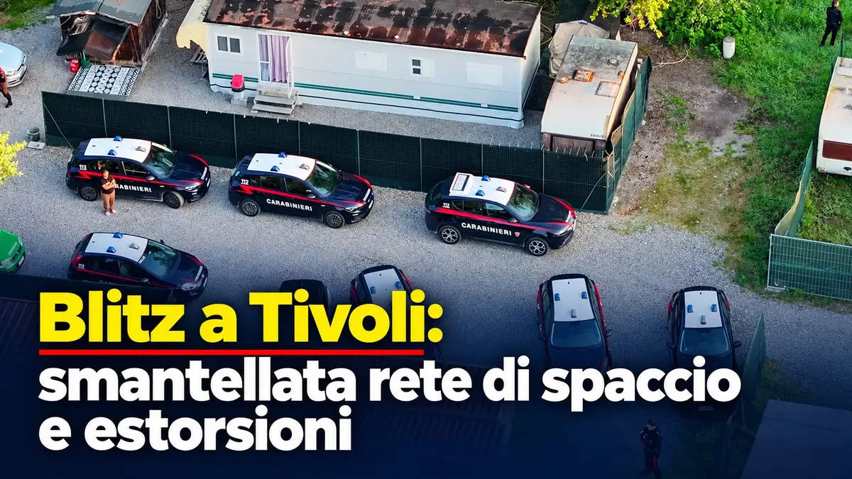 Blitz a Tivoli: smantellata rete di spaccio e estorsioni
