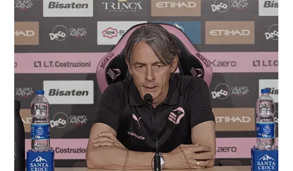 Verso Catanzaro-Palermo, Inzaghi carica i rosanero: “Andiamo per vincere e senza rimpianti” Video