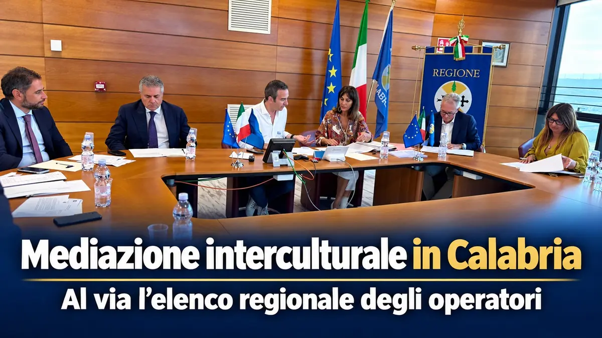 Mediazione interculturale in Calabria al via l'elenco regionale degli operatori