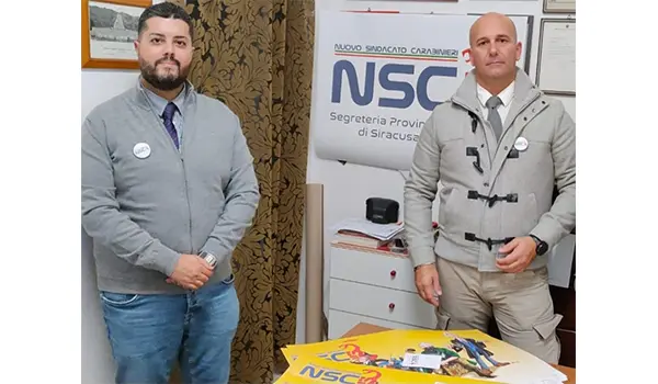 NSC Siracusa plaude ai militari della Tenenza Carabinieri di Floridia: “Azione incisiva contro la criminalità, malgrado l'organico ridotto"