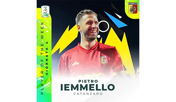 Il ritorno del Re: Pietro Iemmello è il Player of the Week della Serie BKT