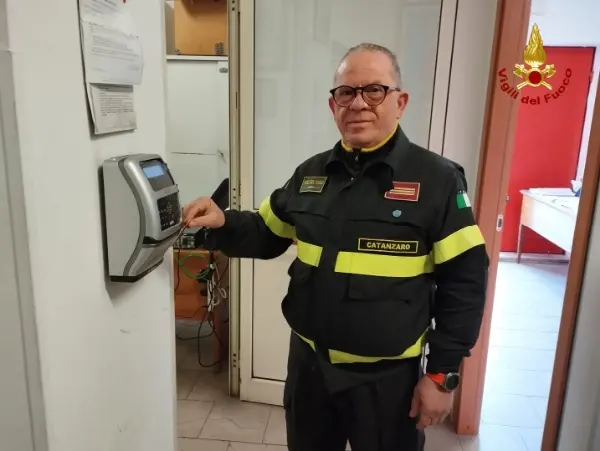 Catanzaro saluta il Capo Reparto Giuseppe Notte: 35 anni di dedizione nel Corpo dei Vvf