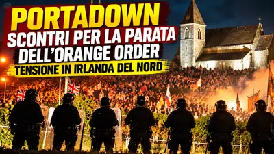 Portadown, scontri per la parata dell'Orange Order: tensione in Irlanda del Nord