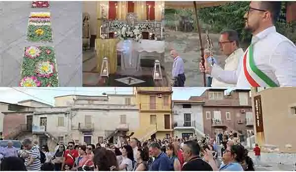 Sellia Marina celebra il Corpus Domini con una spettacolare Infiorata tra fede, arte