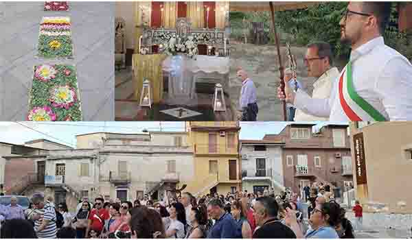 Sellia Marina celebra il Corpus Domini con una spettacolare Infiorata tra fede, arte