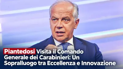 Piantedosi Visita il Comando Generale dei Carabinieri: Un Sopralluogo tra Eccellenza e Innovazione