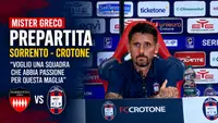 Sorrento-Crotone, Greco prepara la prima trasferta: “Voglio una squadra che abbia passione per questa maglia” Video