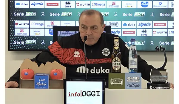 Serie B. Südtirol-Catanzaro, Mister Castori: "Mentalità e gioco propositivo per crescere" (Video)