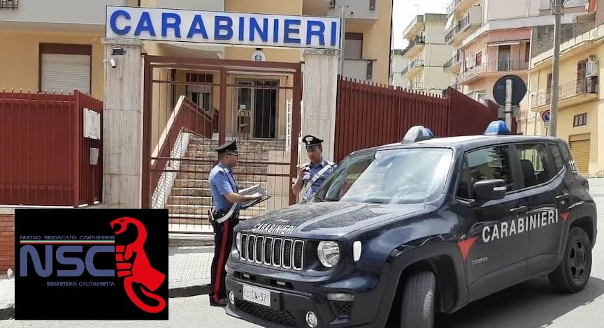  NSC Caltanissetta chiede un encomio per l’operato  della Tenenza dei Carabinieri di San Cataldo