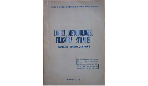 Logica metodologie filosofia libro di Anton Dumitriu 1971 Bucarest 