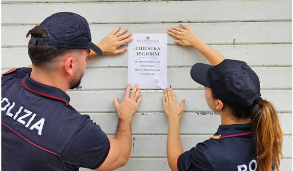 Lamezia Terme: bar chiuso 15 giorni dal Questore per ritrovo di pregiudicati