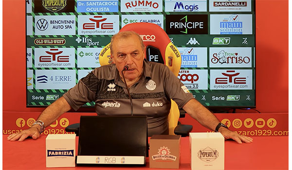 Catanzaro – FC Südtirol 1-1: le parole di Mister Fabrizio Castori dopo il pareggio al Ceravolo. Video