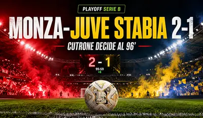 Playoff Serie B, Monza-Juve Stabia 2-1: Cutrone decide al 96’ e porta i biancorossi in finale⁸