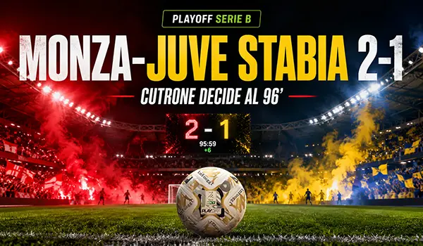 Playoff Serie B, Monza-Juve Stabia 2-1: Cutrone decide al 96’ e porta i biancorossi in finale⁸