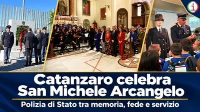 San Michele Arcangelo a Catanzaro, la Polizia di Stato tra memoria e servizio ai cittadini. Fotogallery