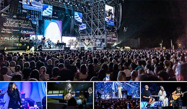 Roccella Summer Festival 2026, Giorgia conquista il Teatro al Castello coinvolgendo il pubblico e scherzando con i presenti