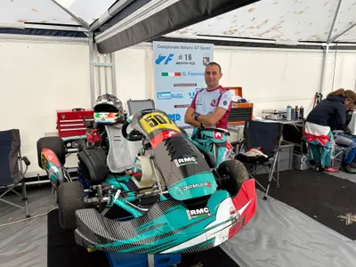 Fascicolo debutta in pista con i Kart