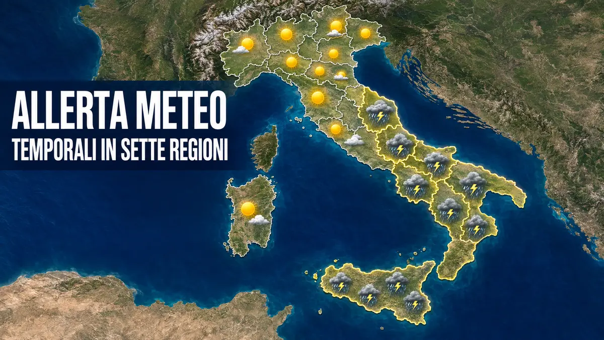 Meteo Italia, svolta dal 20 agosto: temporali intensi e temperature in calo