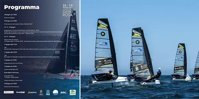 Nastro Rosa Tour sbarca a Catanzaro: vela, degustazioni e spettacolo sul mare