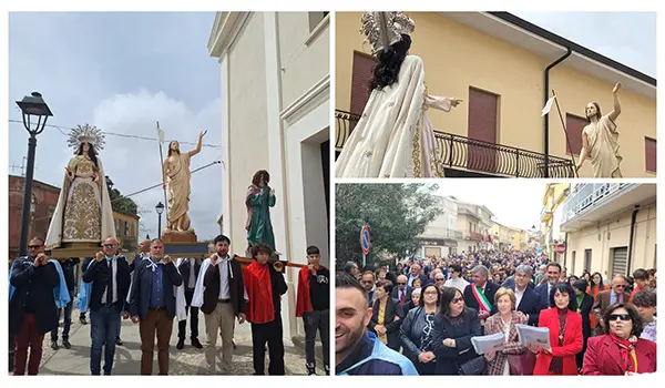 La Cunfrunta di Sellia Marina: emozione e tradizione nella domenica di Pasqua