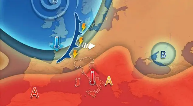 Previsione meteo Weekend estivo: caldo e afa in aumento, ma attenzione ai temporali di domenica