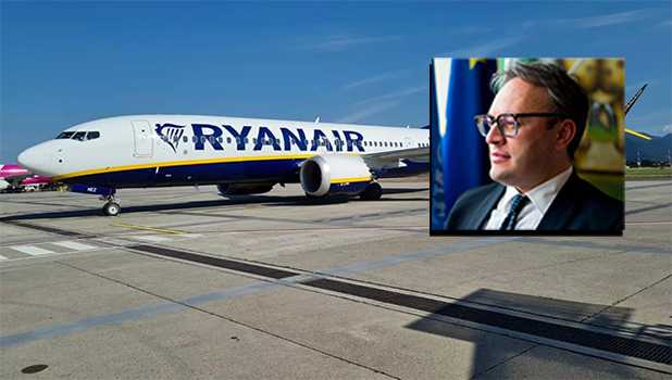 Talerico: con Ryanair 15 milioni di investimento e 300 nuove assunzioni. 