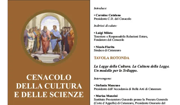 Premio Arte Legalità e Sviluppo a Catanzaro: istituzioni, cultura e imprese insieme per il futuro del territorio