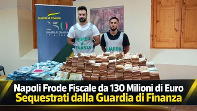 Napoli Frode Fiscale da 130 Milioni di Euro Sequestrati dalla Guardia di Finanza