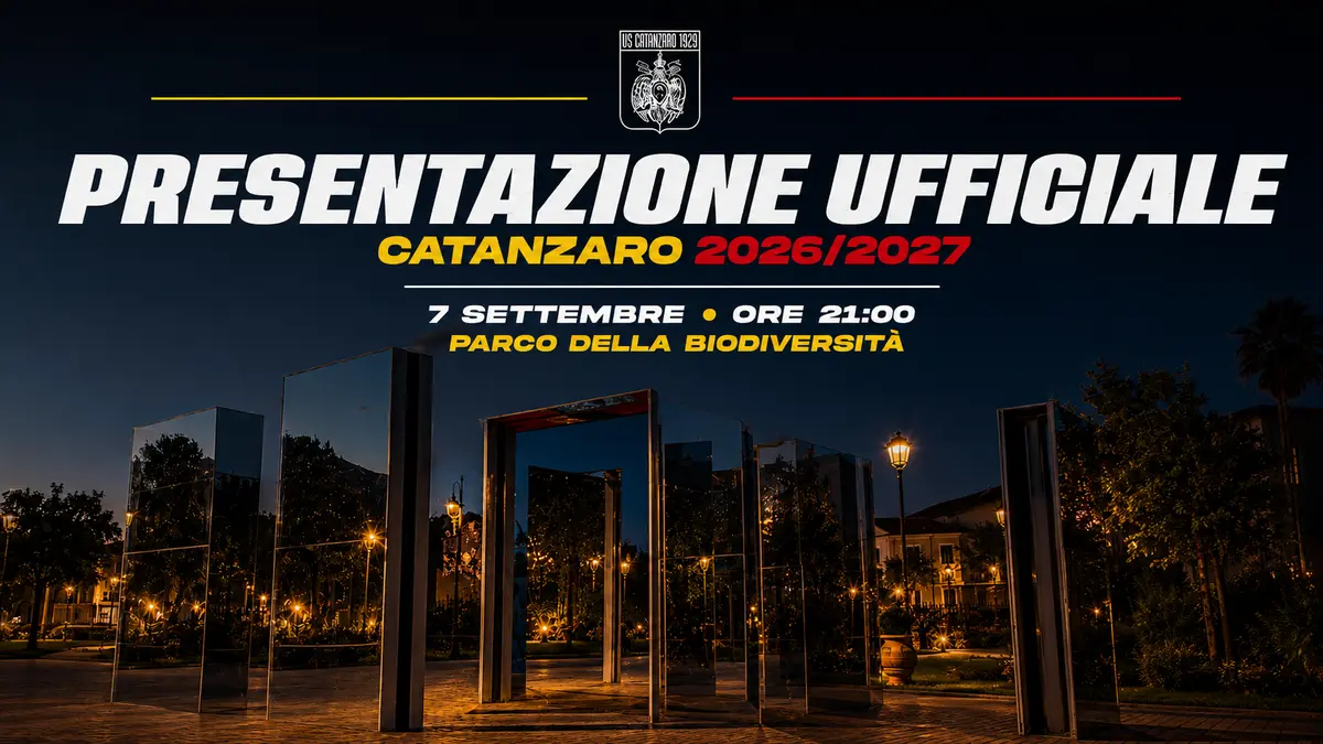 Catanzaro calcio, presentazione ufficiale al Parco della Biodiversità