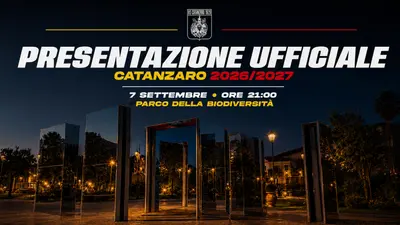 Catanzaro calcio, presentazione ufficiale al Parco della Biodiversità
