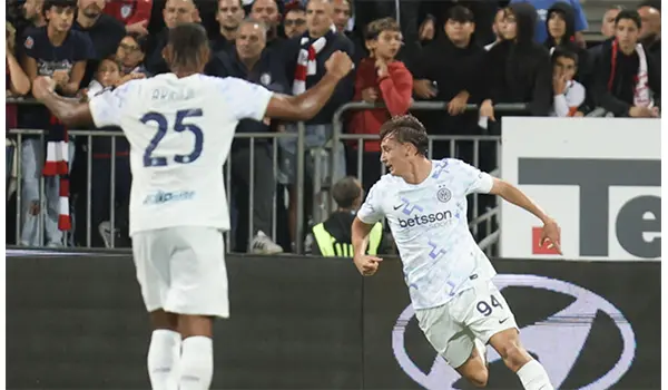 Inter, vittoria a Cagliari: decisivi Lautaro Martinez e Pio Esposito