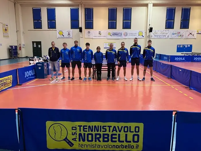 Tennistavolo Norbello: Apuania troppo forte in A1 maschile