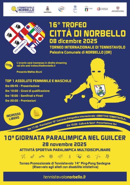 Il 16° Trofeo Internazionale Città di Norbello 