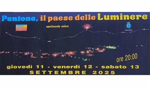 Pentone, il paese delle Luminere: tre giorni di magia tra tradizione e spettacolo