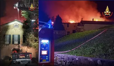 Incendio al Monastero della Bernaga, luogo della Prima Comunione di San Carlo Acutis
