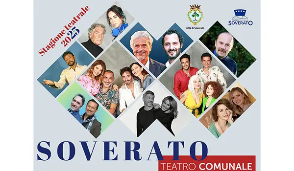 Stagione Teatrale 2025 al Teatro Comunale di Soverato: un programma imperdibile