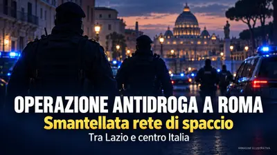 Operazione antidroga a Roma: smantellata rete di spaccio tra Lazio e centro Italia