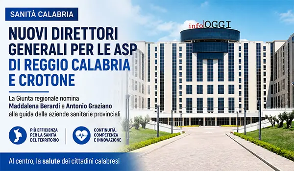 Sanità Calabria, nuovi direttori generali per le Asp di Reggio Calabria e Crotone