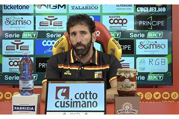 Catanzaro-Juve Stabia: Mister Caserta analizza un pareggio di carattere  (Video)