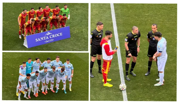 Serie BKT, Catanzaro–Frosinone 2-2: spettacolo e carattere al “Ceravolo”