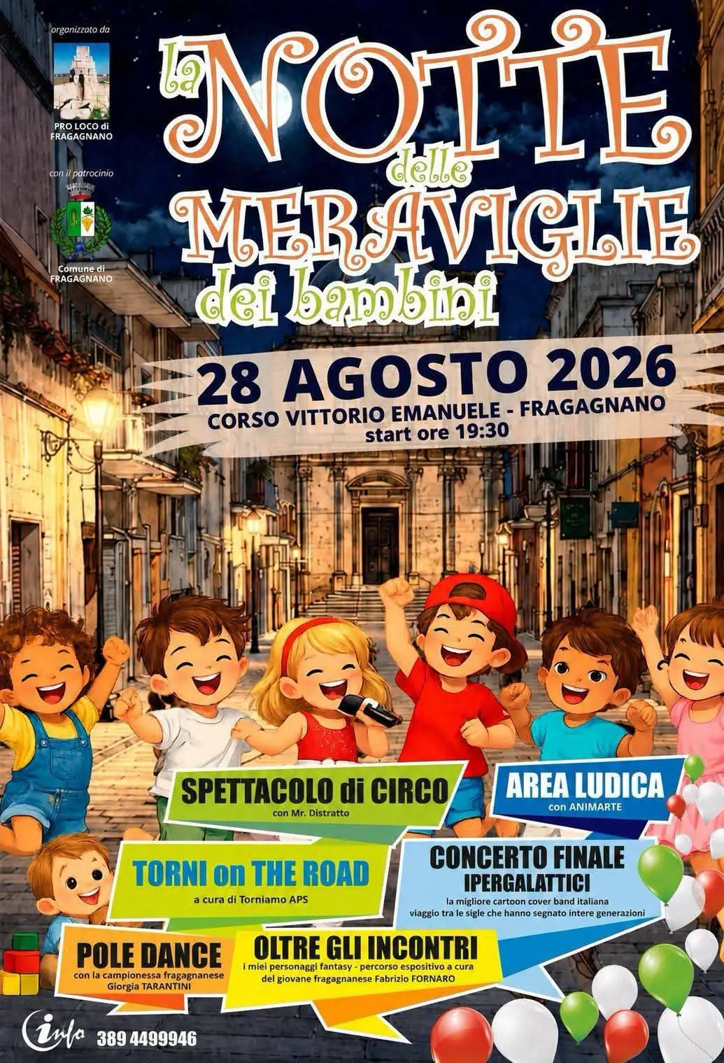 Ecco la Notte delle Meraviglie dei Bambini