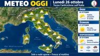 Meteo ultima settimana di ottobre torna il sole ma il weekend resta incerto