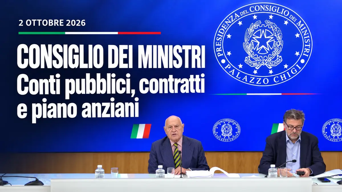 Consiglio dei Ministri le decisioni del Governo che guardano al 2027